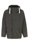 Nanamica Graphite Polyester Blend Jacket In Gray