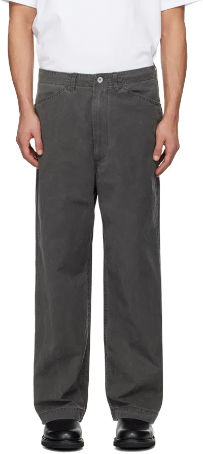 Nanamica Gray Ooal Field Trousers