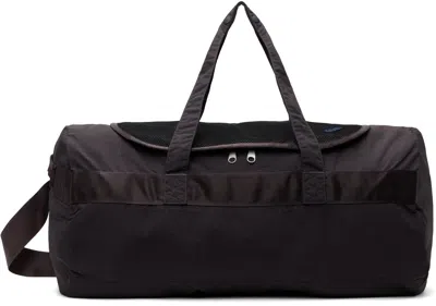 Nanamica Gray Ooal Surf Camp Duffle Bag In Charcoal Gray