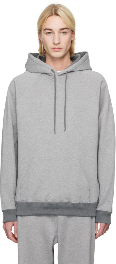 Nanamica Gray Pullover Sweat Hoodie In Hg Heather Gray