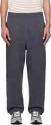 Nanamica Gray Reversible Sweatpants In Charcoal Gray