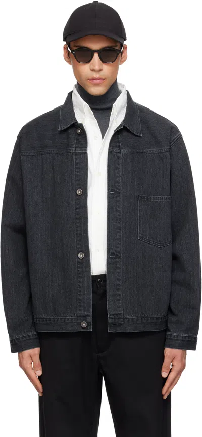Nanamica Gray Short Denim Jacket