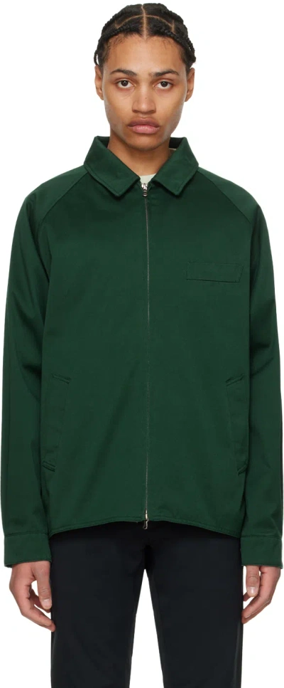 Nanamica Green Crew Jacket In G Green