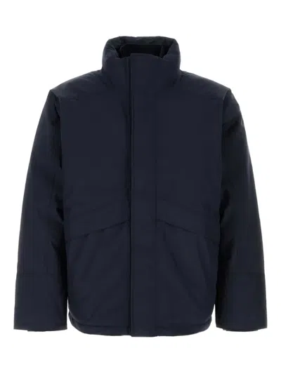 Nanamica High-neck Jacket In Blue