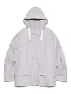 Nanamica Hooded Deck Jacket In 灰色