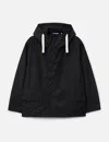 Nanamica Hooded Deck Jacket In Black