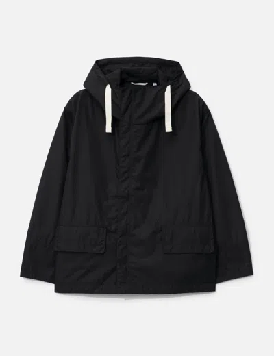 Nanamica Hooded Deck Jacket In Black