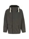 Nanamica Graphite Polyester Blend Jacket In Gray