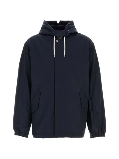 Nanamica Hooded Jacket In Blue