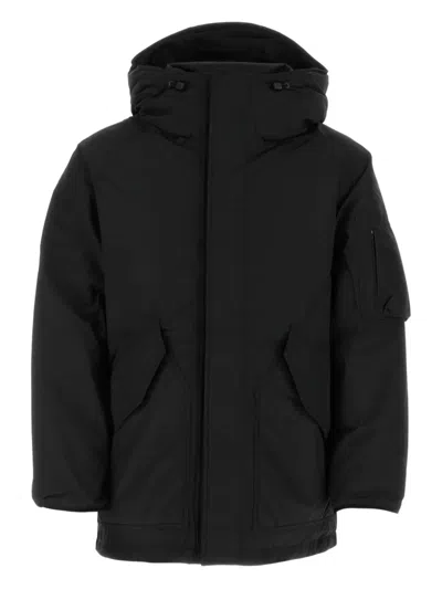 Nanamica Hooded Padded Jacket In Black