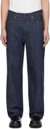 Nanamica Indigo Selvage Jeans In Indigo