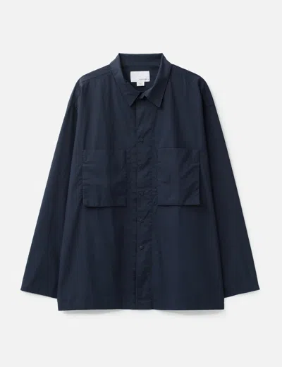 Nanamica Insulation Shirt Jacket In Blue