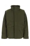 Nanamica Khaki Gore-tex Short Down Jacket In Green