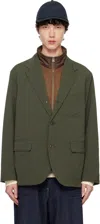 Nanamica Khaki Alphadry Club Blazer In Ol Olive