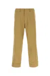 Nanamica Khaki Cotton Blend Pant In Tan