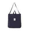 Nanamica Logo Shoulder Bag In Blue