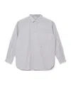 Nanamica Long Sleeve Shirt In White