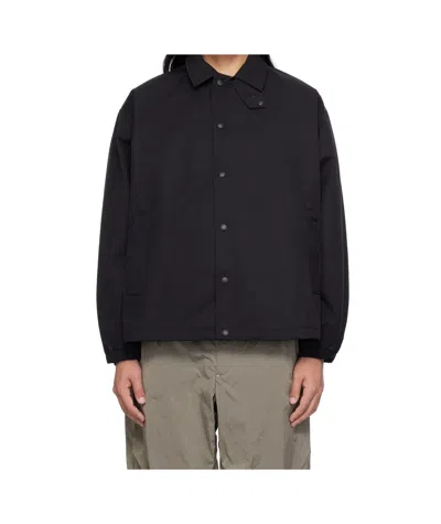 Nanamica Black 2l Gore-tex Coach Jacket In K Black