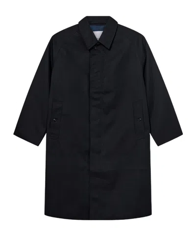 Nanamica Long-sleeved Casual Jacket In Black