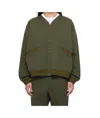 Nanamica Khaki Alphadry Cardigan In Brown