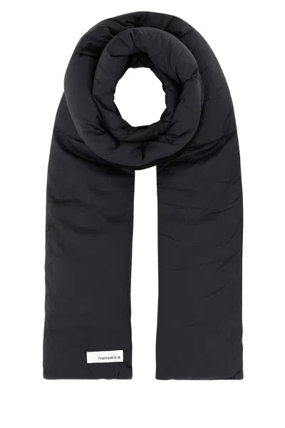 Nanamica Midnight Blue Nylon Reversible Scarf