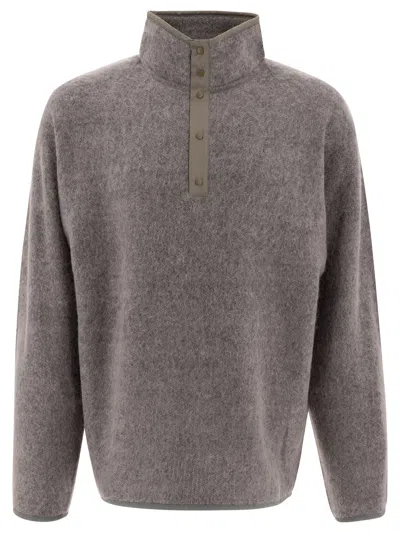 Nanamica Mohair Sweater Knitwear Grey