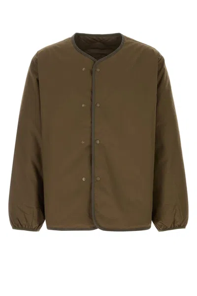 Nanamica Mud Polyester Blend Down Jacket In Green