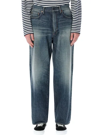 Nanamica Washed Selvedge Denim Jeans In Multi
