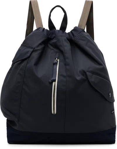 Nanamica Navy 2-way Backpack In Blue