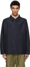 Nanamica Navy 2l Gore-tex Coach Jacket In Navy