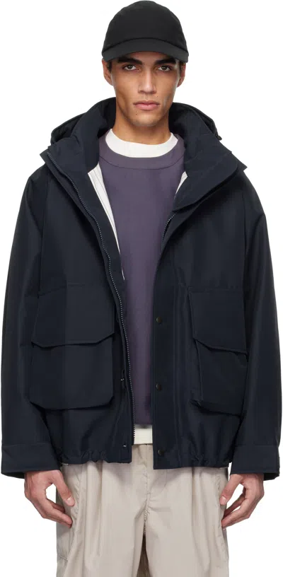 Nanamica Navy 2l Gore-tex Cruiser Jacket