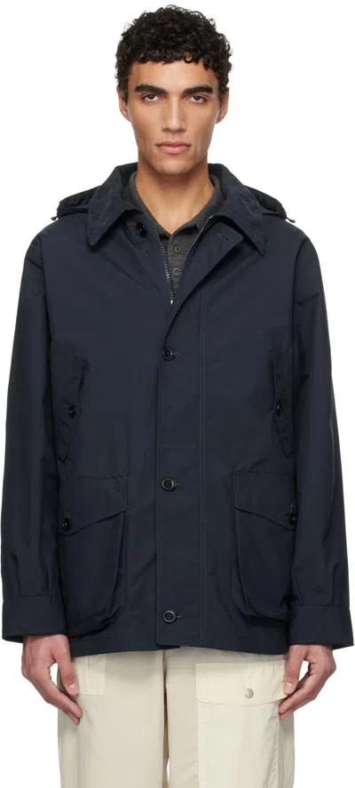Nanamica Navy 2l Pertex Unlimited Field Jacket In Dark Navy