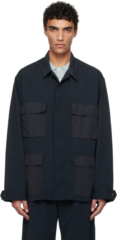 Nanamica Navy Alphadry Utility Jacket