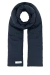 Nanamica Navy Blue Nylon Reversible Scarf