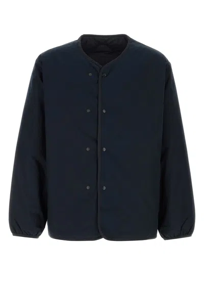 Nanamica Navy Blue Polyester Blend Down Jacket