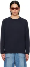 Nanamica Navy Kodenshi Sweater In N Navy