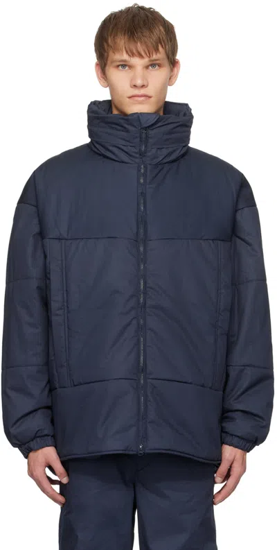 Nanamica Navy Paneled Jacket In N Navy