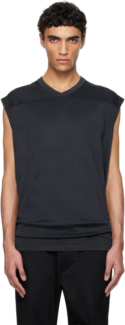 Nanamica Navy Rayon Cotton N/s Tank Top In Vintage Navy