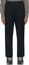 Nanamica Navy Wide Easy Trousers In N Navy