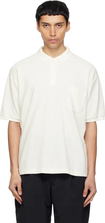 Nanamica Off-white Short Sleeve Polo
