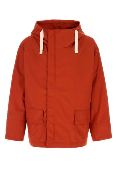 Nanamica Orange Polyester Blend Jacket In Brown