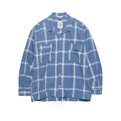 Pre-owned Nanamica Palaka Check Shirt 'blue' | Men's Size S