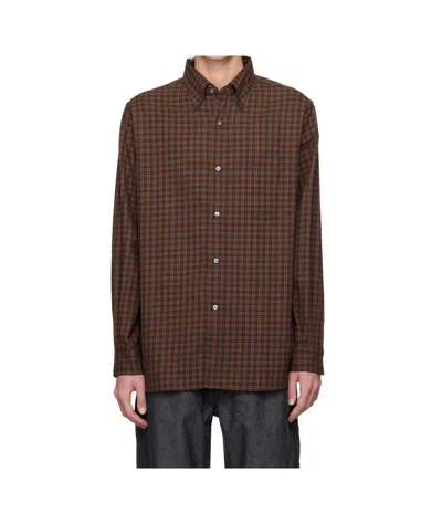 Nanamica Plaid Shirt In Black