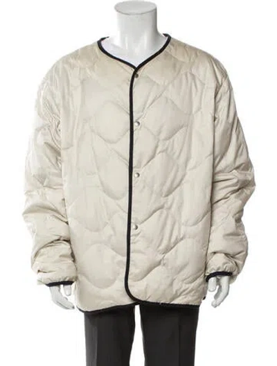 Pre-owned Nanamica Puffer Coat In Neutral