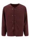 Nanamica Quilted Reversible Jacket In Burgundy