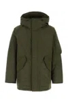 Nanamica Army Green Polyester Down Jacket In Green