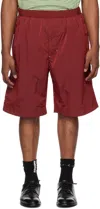 Nanamica Red Wind Shorts In R Red