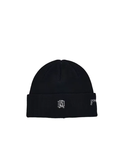 Nanamica Ribbed Knit Hat In Black