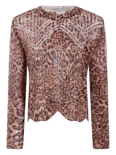 Nanamica Alphadry Wide Easy Pants In Animal Print