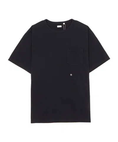 Nanamica Round Neck Short Sleeve T-shirt In Blue